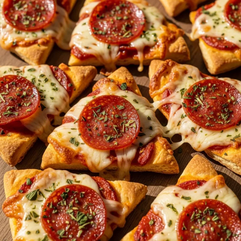Recipe Card for Turkey Pepperoni Pizza Chips