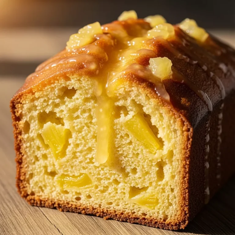 Sunshine Pineapple Juice Cake recipe card