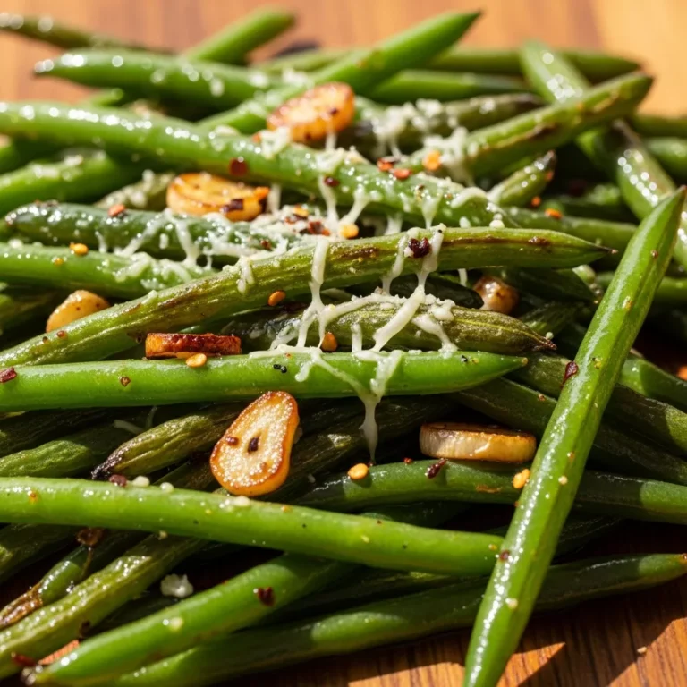 Garlic Parmesan Green Beans Recipe Card Perfect for anyone who loves crack green beans recipe!