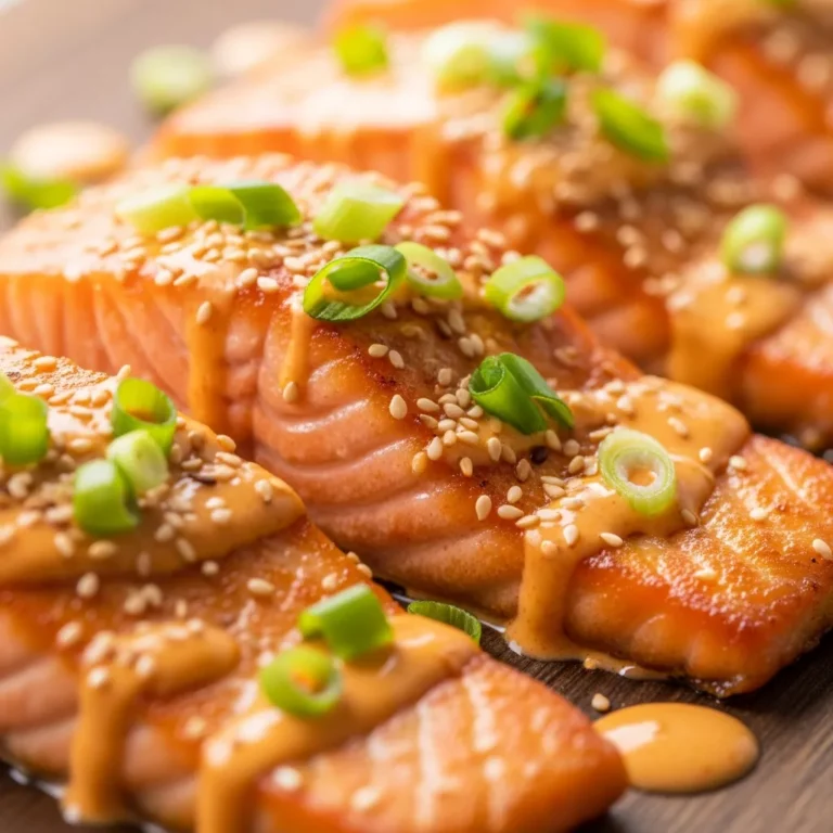 Bang Bang Salmon Recipe Card