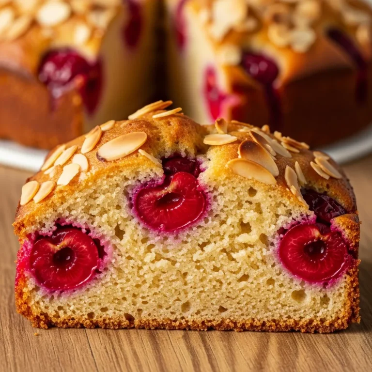 Cherry Almond Cake Recipe