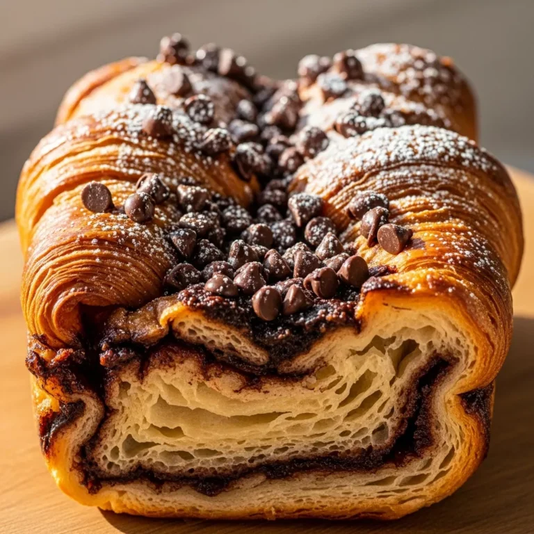 Cozy Chocolate Croissant Breakfast Bake Recipe Card Perfect for anyone who loves chocolate croissant bake!