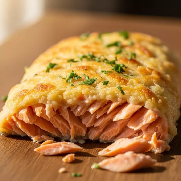 Recipe Card for Creamy Baked Boursin Salmon