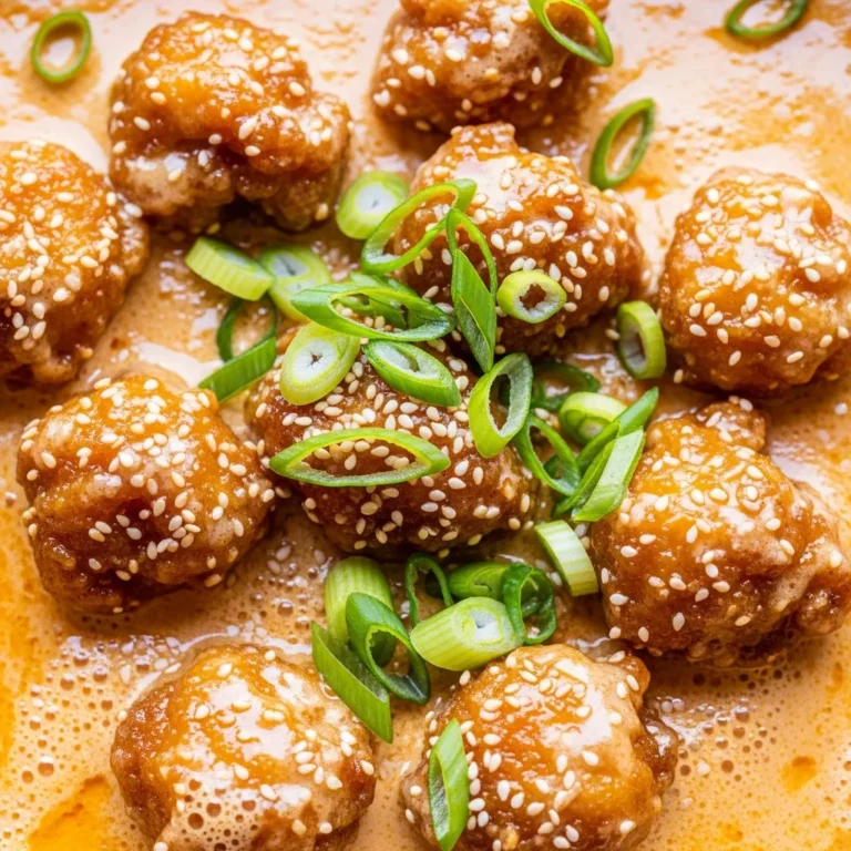 Creamy Bang Bang Chicken Bake Recipe Card