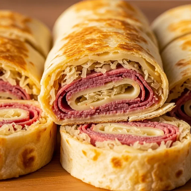 Keto Reuben Roll-Ups Recipe Card Perfect for anyone who loves keto reuben roll ups!