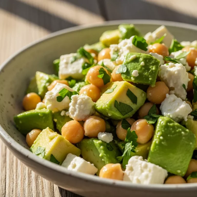 Chickpea Avocado Salad Recipe Card