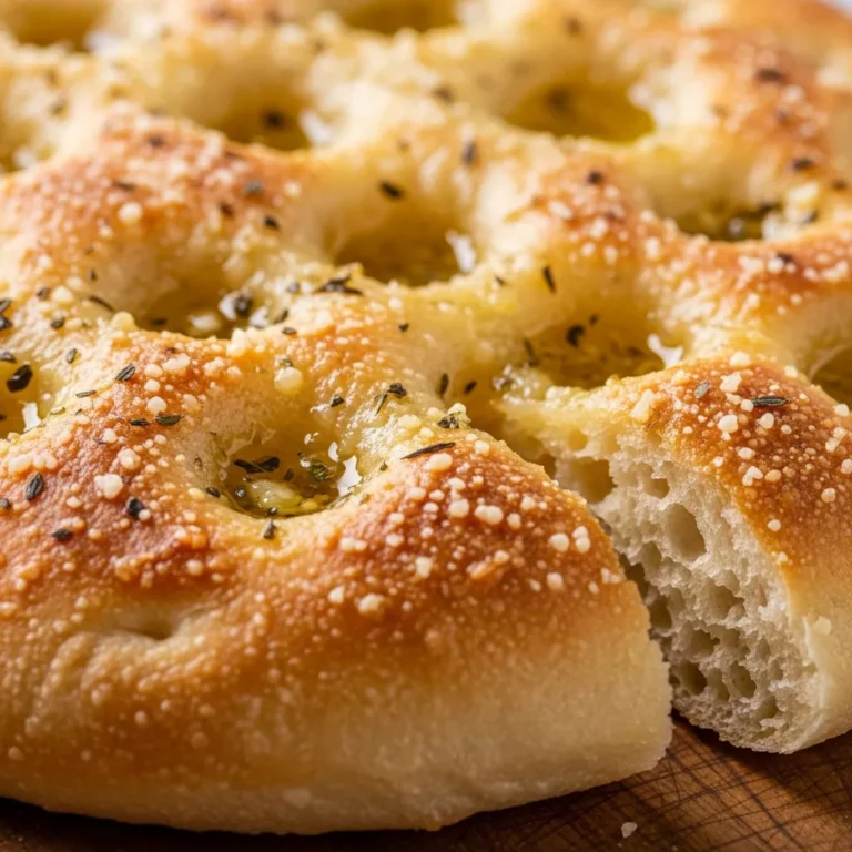 Recipe Card for Garlic Parmesan Focaccia