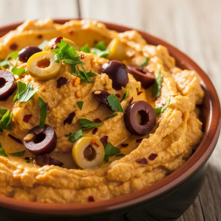 Zesty Olive Dream Dip Recipe Card