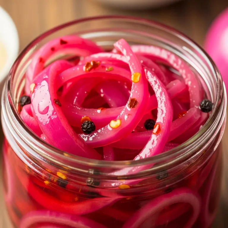 Recipe for Hot Honey Pickled Red Onions