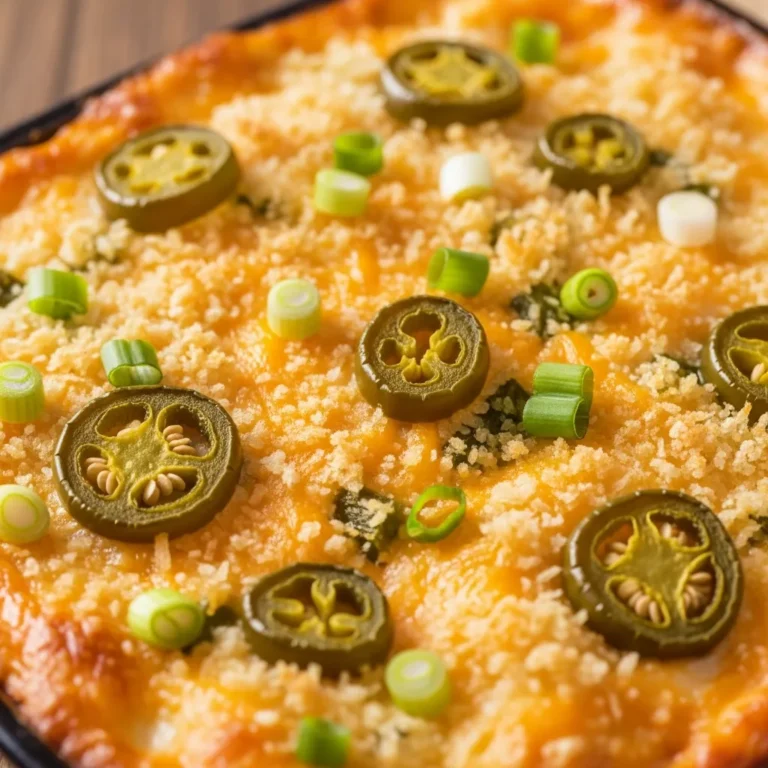 Spicy Cottage Cheese Jalapeño Popper Dip Recipe Card